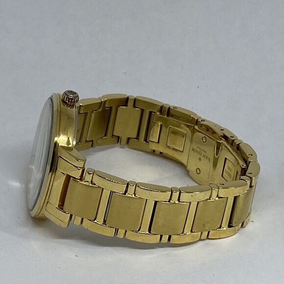 Kate Spade 0737 Women Gold Stainless Steel Analog White Dial Quartz Watch XX875